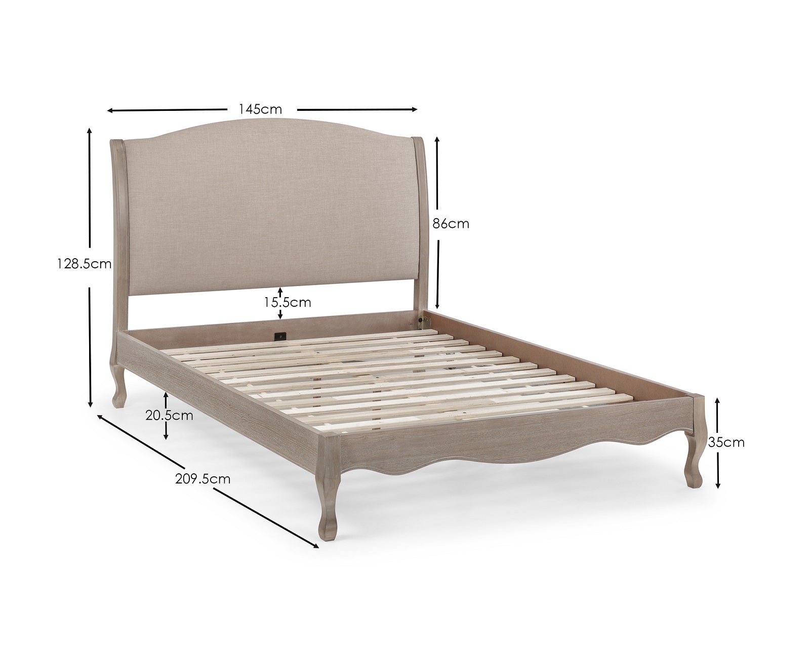 Kamil 135cm Double Bed