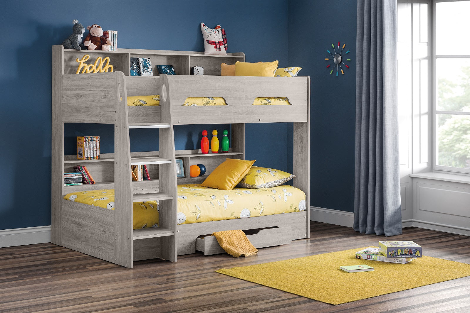 Hunter Grey Oak Bunkbed